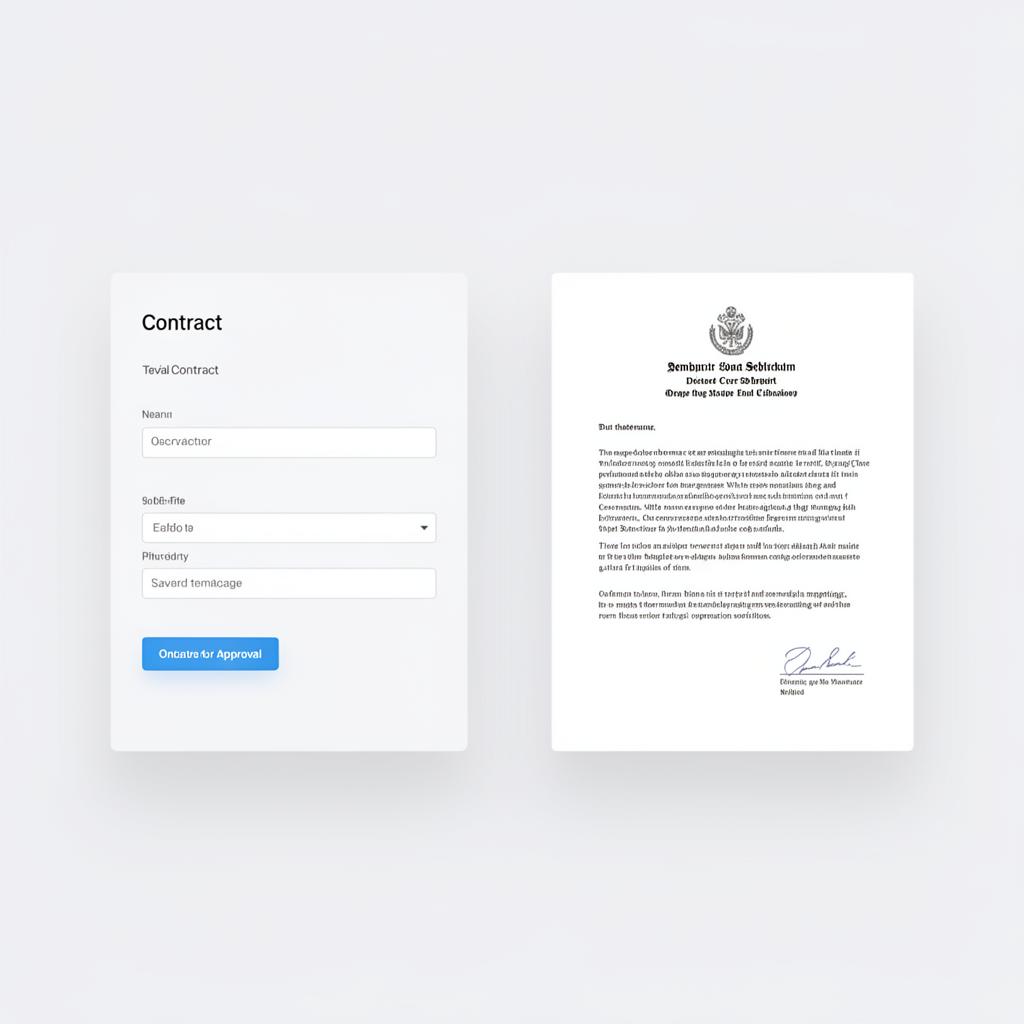 Sistema de Geração de Contratos